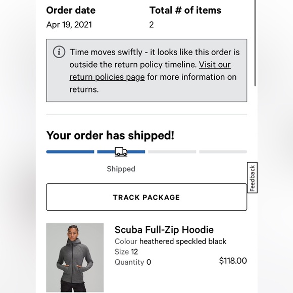 Lululemon Hesther Gray Scuba Zip Up 12 - Picture 8 of 8